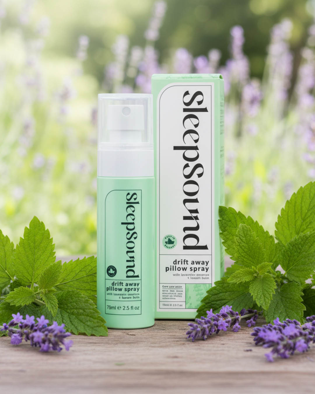 SleepSound Pillow Mist – Lavender & Lemon Balm (75ml)